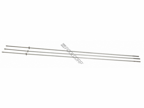 33" White Ctr Rod Staked W/ Noryl Rotor 33" White Ctr Rod Staked W/ Noryl Rotor