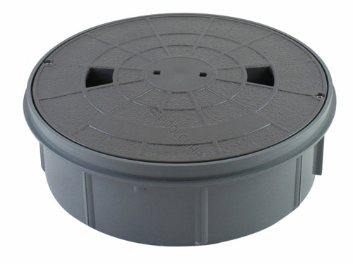 Dark Gry Bermuda Skimmer Lid & Deck Ring Dark Gry Bermuda Skimmer Lid & Deck Ring