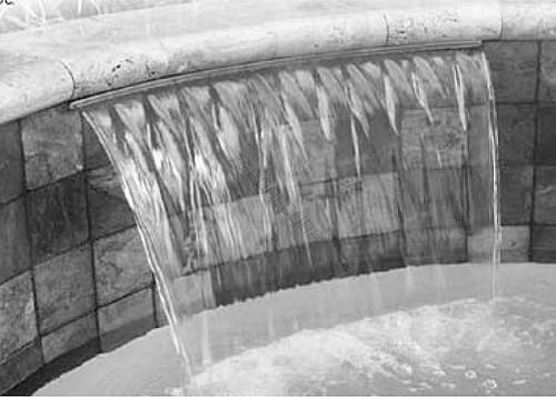 7'X1" Lip White Magicfalls Waterfall Sheet 7'X1" Lip White Magicfalls Waterfall Sheet