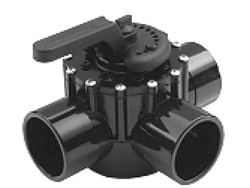 2.5"-3" 2-Port Cpvc 90^ Fullfloxf Diverter Valve 2.5"-3" 2-Port Cpvc 90^ Fullfloxf Diverter Valve