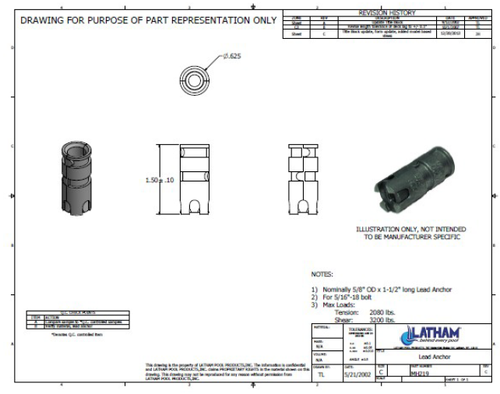 Eyebolt Lead Anchor