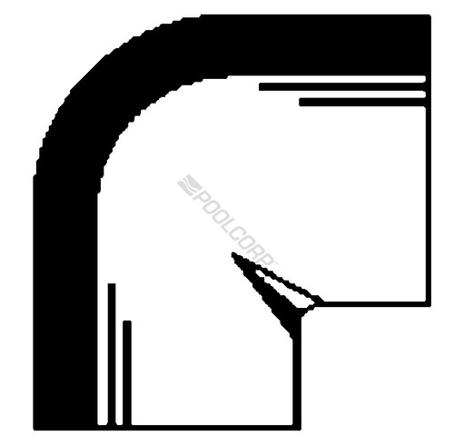 1" Socket Fusion 90^ Elbow