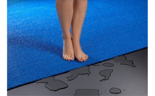 3' Blue High Traffic Aquatic Matting - sold by foot