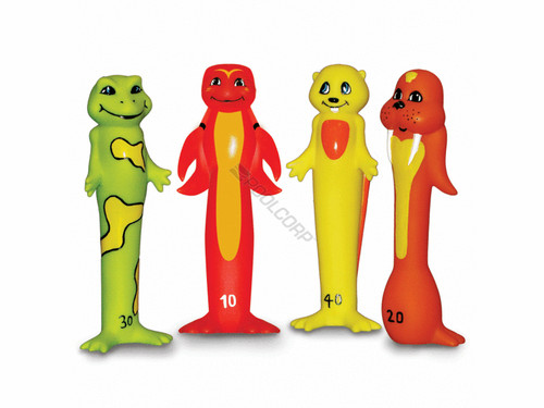 Soft Funny Dive Animals 4Pk Soft Funny Dive Animals 4Pk