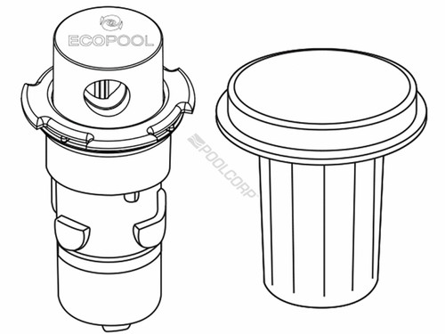 Light Blue Ecopool Single Head Kit
