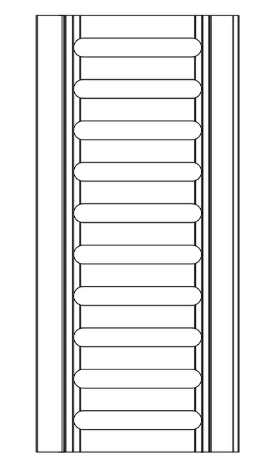 6' White 3" Water Hog Drain Top - Case of 8 6' White 3" Water Hog Drain Top - Case of 8