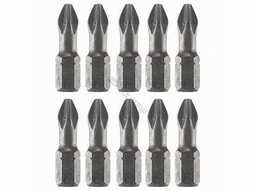 10/Pk 1" #2 Phillips Impact Tough Power Bit 10/Pk 1" #2 Phillips Impact Tough Power Bit