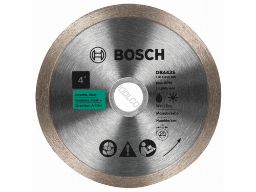 4" Continuous Rim Diamond Blade 4" Continuous Rim Diamond Blade