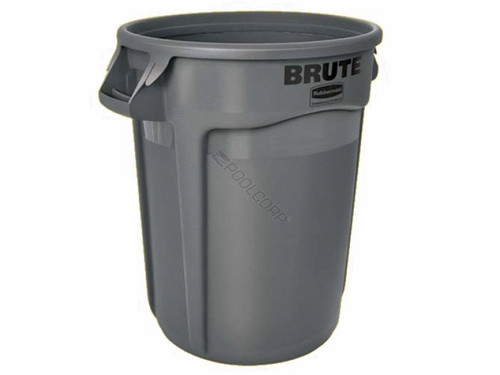 Rubbermaid Brute 55 Gal Gray Trash Can Only