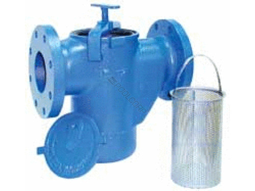 Strainer 4" Fl W/ 1/8" Perf Ss Basket