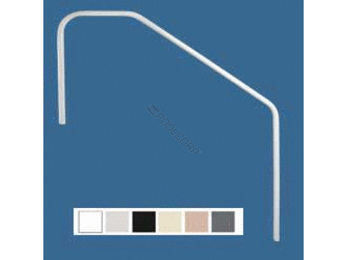 84" Black 3-Bend Deck To Pool Handrail