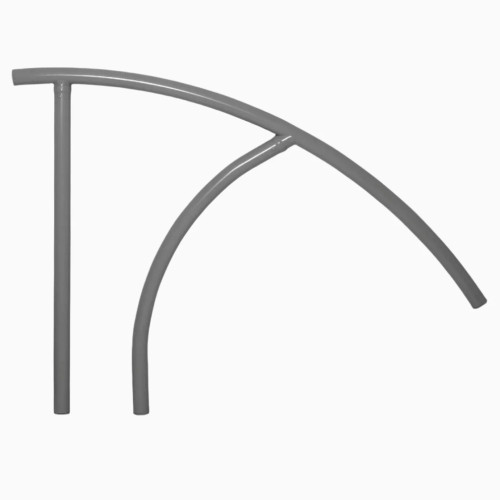 SĀFTRON 44" x 36" Graphite Triton Series Return-to-Deck Handrail SĀFTRON 44" x 36" Graphite Triton Series Return-to-Deck Handrail