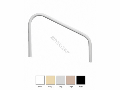 40" Taupe 2-Bend Deck Mount Handrail