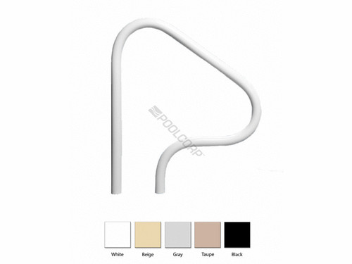 26" Taupe 3-Bend Return-To-Deck Fig-4 Grab Rail 26" Taupe 3-Bend Return-To-Deck Fig-4 Grab Rail