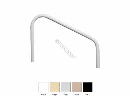 36" Taupe 2-Bend Deck Mount Handrail