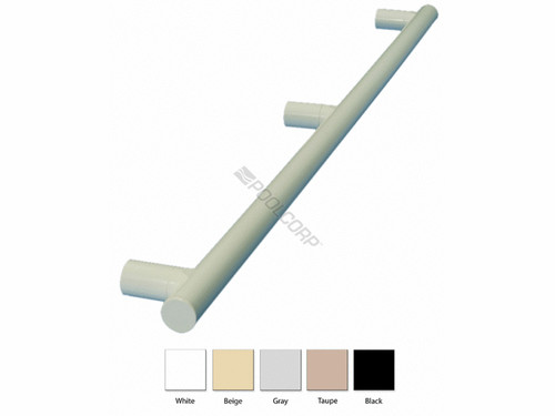 60" Beige 3-Post Safety/ Exercise Support Bar