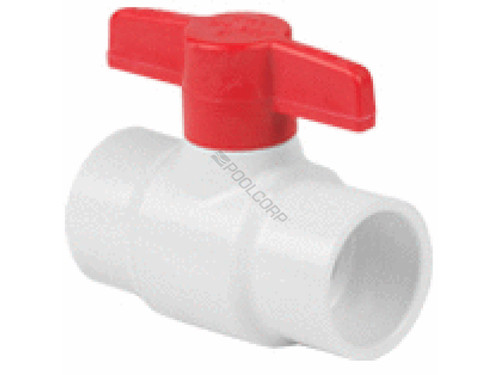.75" White Pvc Ball Valve .75" White Pvc Ball Valve