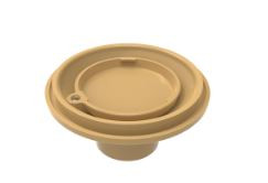 Color Match Pebble Top Floor Return - Tan
