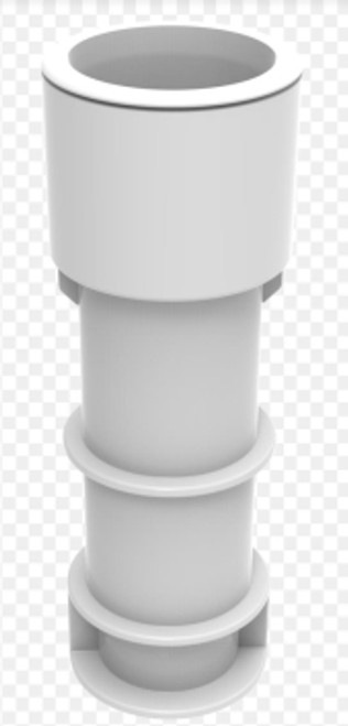 7" White Pebble Top Volleyball Pole Holder 7" White Pebble Top Volleyball Pole Holder