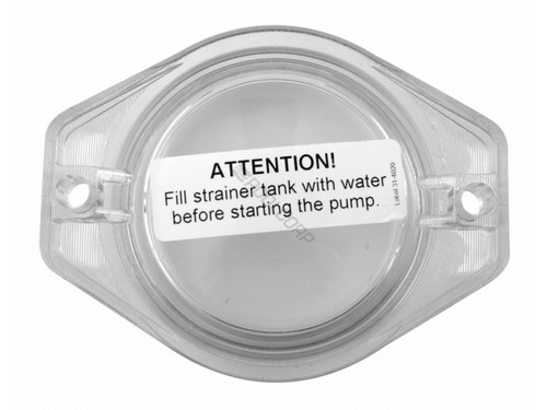410 Pump Clear Strainer Lid