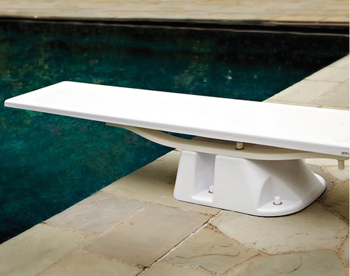8' Taupe Frontier III Diving Board with Salt Pool Jump System