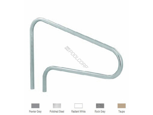 60" .049 SS 3-Bend Deck Mount Stair Rail