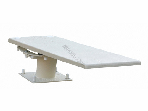 SR Smith 68-209-5982 606/608 Cantilever Jump Stand with Frontier III Board and Stainless Steel Hardware; 8 ft Board Length, Radiant White SR Smith 68-209-5982 606/608 Cantilever Jump Stand with Frontier III Board and Stainless Steel Hardware; 8 ft Board Length, Radiant White
