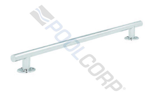 SRS 48" Therapeutic Rail, .065" Wall, With Flanges, 316 Stainless Steel SRS 48" Therapeutic Rail, .065" Wall, With Flanges, 316 Stainless Steel