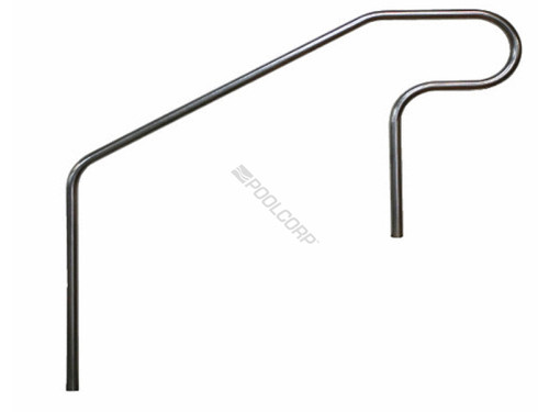 5' Ss Ada Ext 2-Bend Deck-To-Stair Handrail