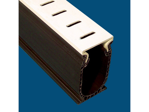 10' White Frontier Deck Drain