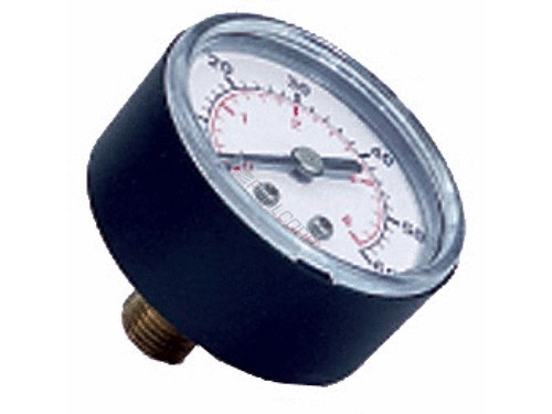 2" 0-60Psi .25" Back Mount Steel Pressure Gauge 2" 0-60Psi .25" Back Mount Steel Pressure Gauge