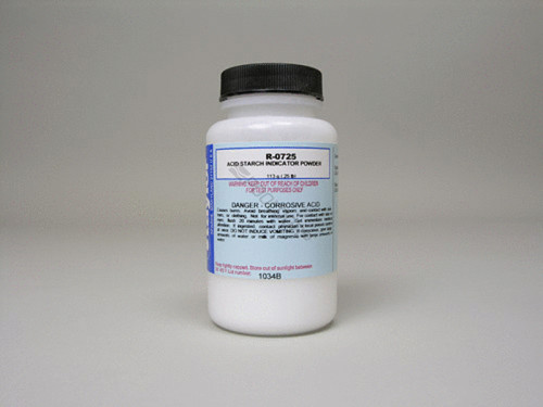 .25Lb Acid Starch Indicator Powder .25Lb Acid Starch Indicator Powder