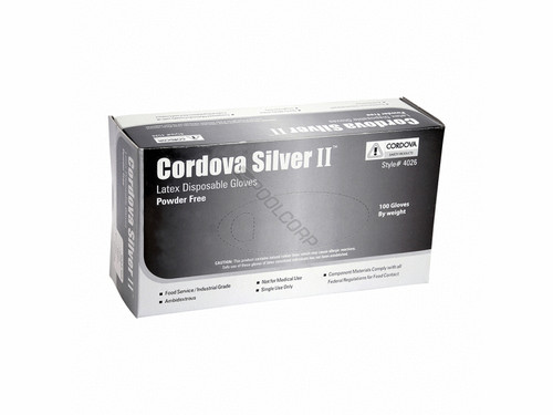 100/Bx Xl White Powdered Latex Gloves