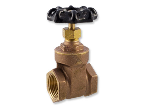 Turfgro 1" Brass Gate Valve Threaded