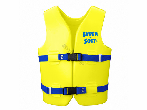 Yellow Med Child Vinyl Vest W/Strap Uscg Yellow Med Child Vinyl Vest W/Strap Uscg