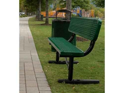 Portable Diamond 10' Ultrasite Bench W/ Back Portable Diamond 10' Ultrasite Bench W/ Back