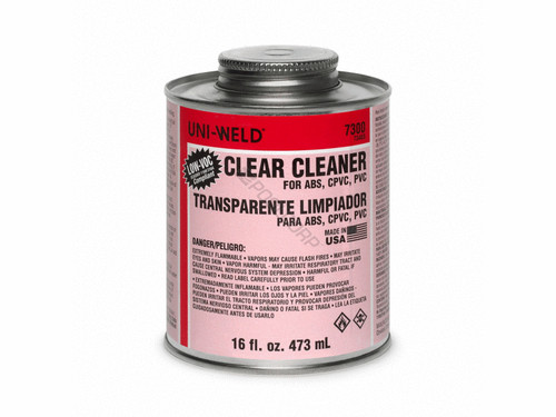 2 Pt Clear Abs/Pvc/Cpvc Cleaner 2 Pt Clear Abs/Pvc/Cpvc Cleaner