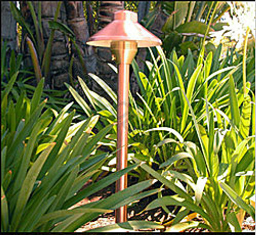 Unique 6" Hat 25' Lead 20W Path Light Unique 6" Hat 25' Lead 20W Path Light