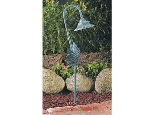 T3 Arch Bronze Hex Path Light W/ Fern