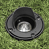 Rust Inground Light W/ Shield