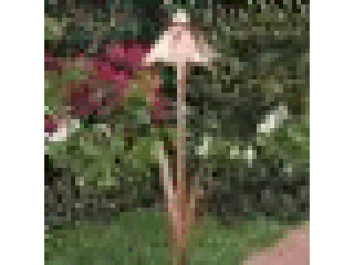 T3 8.5" Copper Petal Path Light T3 8.5" Copper Petal Path Light