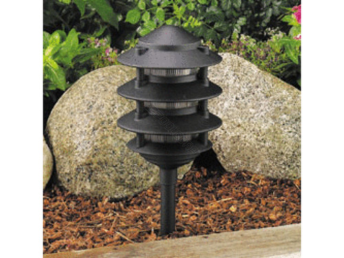 T3 Black 4Tier Path Light T3 Black 4Tier Path Light