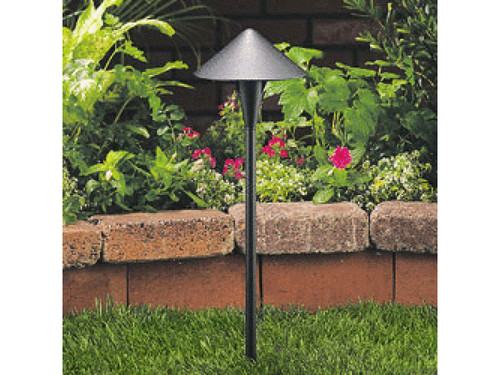 T3 Weathered Brz Round Path Light