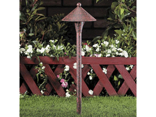 T3 Mocha Round Path Light W/ Finial T3 Mocha Round Path Light W/ Finial