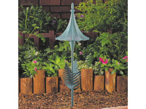 T3 Verde Tudor Path Light W/ Fern T3 Verde Tudor Path Light W/ Fern