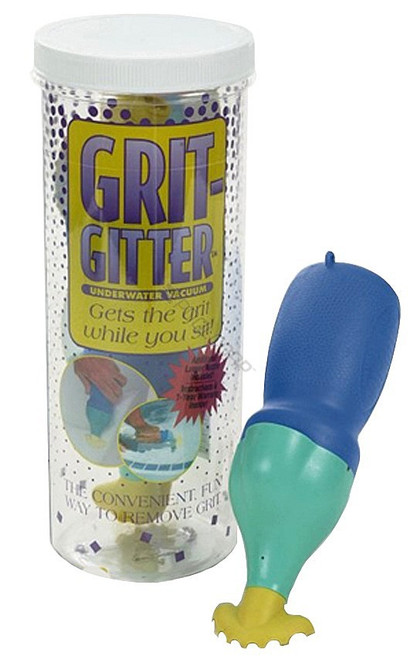 9" Grit Gitter Underwater Vacuum In Gift Jar 9" Grit Gitter Underwater Vacuum In Gift Jar