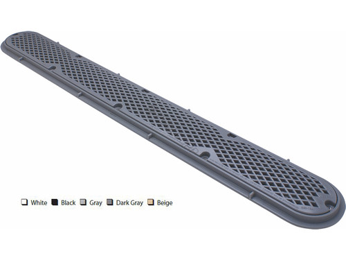 Dark Gry Fiberglass Diamond Strip Drain Dark Gry Fiberglass Diamond Strip Drain