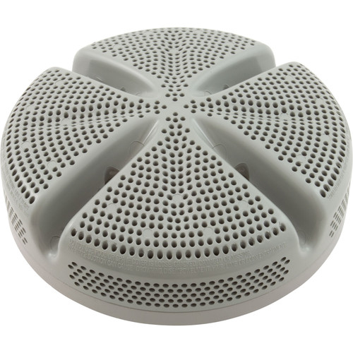 6" Gry Ultra Suction W/ 1.5" Threaded Wall Ftg