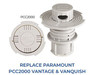 Paramount PCC2000/Vantage/Vanquish Rotating Retro Head by Blue Square - White 011550WT	 