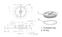 1 1/2" Cap for Plastering with Magnet Finding Metal Insert